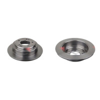 2 brake discs rear axle full Ø 283 mm 10 mm FTE...