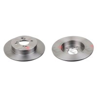 2 brake discs rear axle full Ø 259 mm 9 mm FTE for...