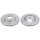 2 brake discs front axle ventilated Ø 266 mm 22 mm FTE for e.g. PEUGEOT 308