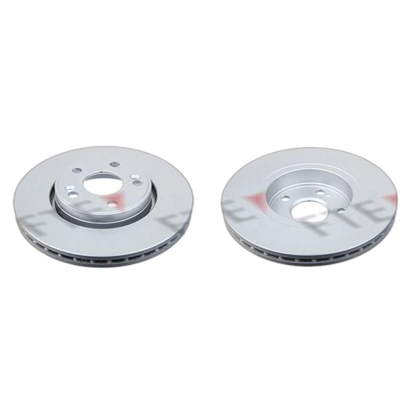 2 brake discs front axle ventilated Ø 280 mm 24 mm FTE for e.g. RENAULT KANGOO