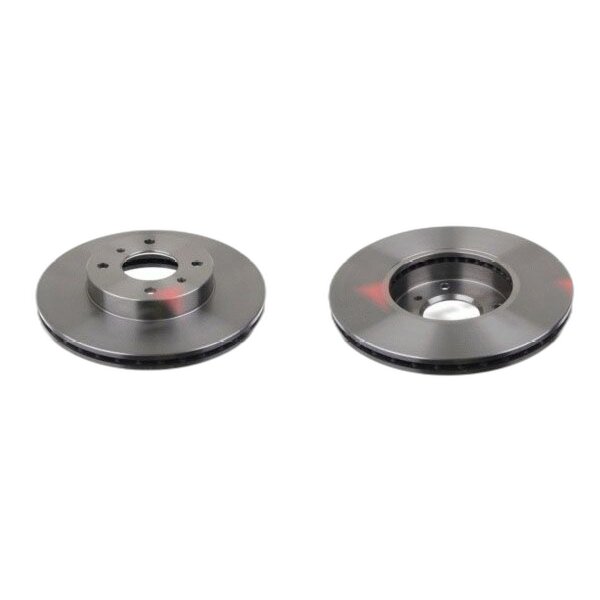 2 brake discs front axle ventilated Ø 280 mm 22 mm FTE for e.g. NISSAN PRIMERA