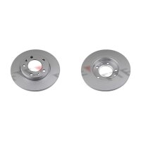 2 Bremsscheiben Hinterachse voll Ø 249 mm 10 mm...