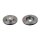 2 brake discs front axle ventilated Ø 275 mm 22 mm FTE for e.g. TOYOTA URBAN