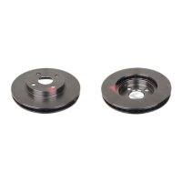 2 Bremsscheiben Vorderachse belüftet Ø 255 mm...