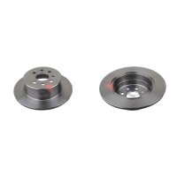2 brake discs rear axle full Ø 270 mm 10 mm FTE...