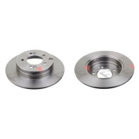 2 brake discs rear axle full Ø 284 mm 10 mm FTE...