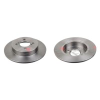 2 brake discs rear axle full Ø 259 mm 9 mm FTE for...