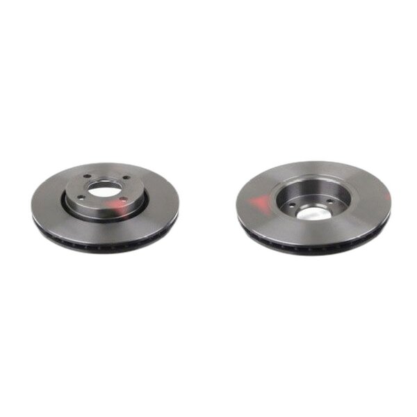 2 brake discs front axle ventilated Ø 278 mm 24 mm FTE for e.g. FORD MONDEO