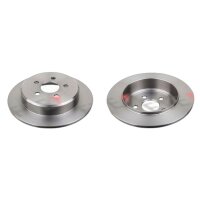 2 brake discs rear axle full Ø 270 mm 9 mm FTE for...