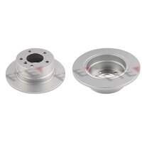 2 brake discs rear axle full Ø 272 mm 10 mm FTE...