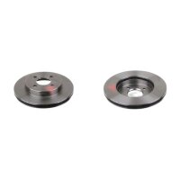 2 brake discs front axle ventilated Ø 252 mm 20 mm...