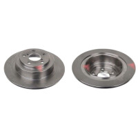 2 brake discs rear axle full Ø 290 mm 10 mm FTE...