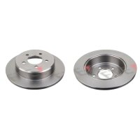 2 brake discs rear axle full Ø 290 mm 12.5 mm FTE...