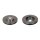 2 brake discs front axle ventilated Ø 275 mm 25 mm FTE for e.g. TOYOTA COROLLA