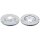 2 brake discs rear axle ventilated Ø 292 mm 22 mm FTE for e.g. ALFA ROMEO 159