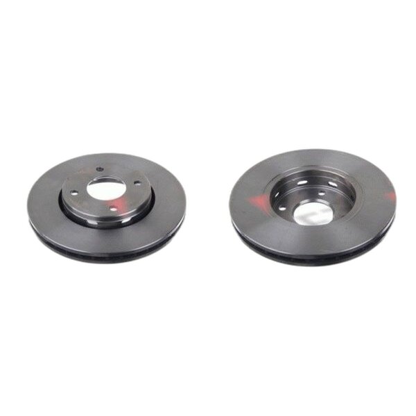 2 brake discs front axle ventilated Ø 281 mm 26 mm FTE for e.g. MITSUBISHI COLT