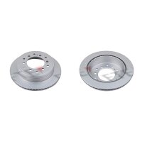 2 brake discs rear axle ventilated Ø 312 mm 18 mm...