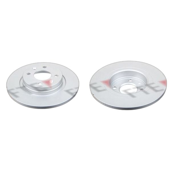 2 brake discs front axle full Ø 259 mm 12 mm FTE for e.g. DACIA SANDERO