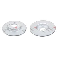 2 brake discs front axle full Ø 259 mm 12 mm FTE...