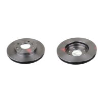 2 brake discs front axle ventilated Ø 238 mm 20 mm...