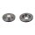 2 brake discs front axle ventilated Ø 238 mm 20 mm FTE for e.g. RENAULT 19
