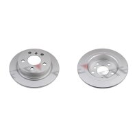 2 Bremsscheiben Hinterachse voll Ø 259 mm 10 mm...