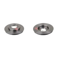 2 brake discs front axle full Ø 247 mm 13 mm FTE...