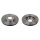 2 brake discs front axle ventilated Ø 256 mm 24 mm FTE for e.g. OPEL ASTRA
