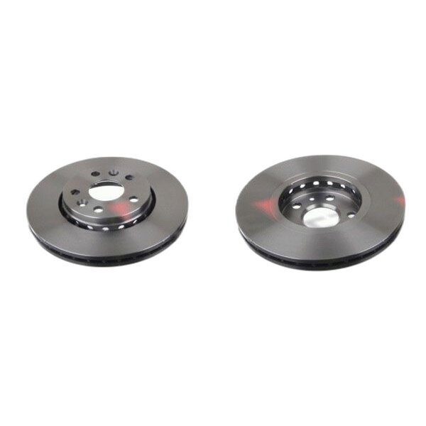 2 brake discs front axle ventilated Ø 280 mm 24 mm FTE for e.g. RENAULT KANGOO