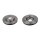 2 brake discs front axle ventilated Ø 280 mm 24 mm FTE for e.g. RENAULT KANGOO