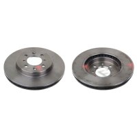 2 brake discs front axle ventilated Ø 262 mm 21 mm...