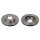 2 brake discs front axle ventilated Ø 262 mm 21 mm FTE for e.g. HONDA CIVIC