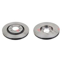 2 brake discs front axle ventilated Ø 266 mm 20.5...