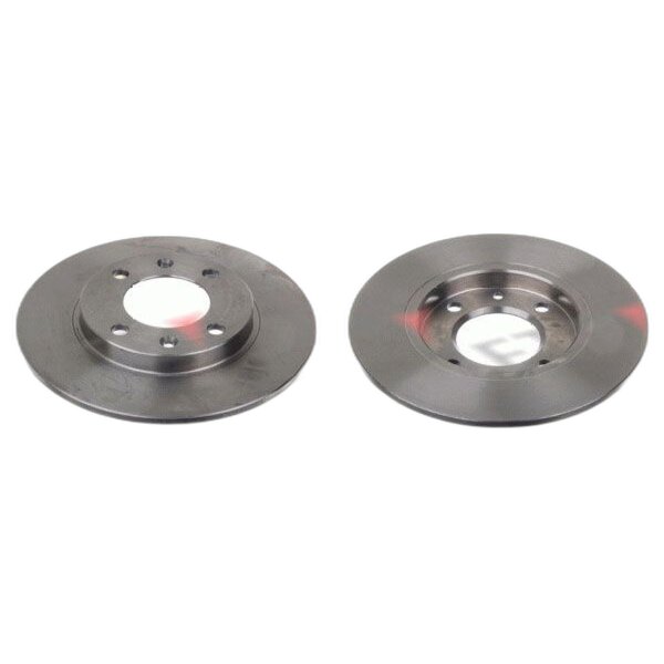 2 brake discs rear axle full Ø 247 mm 8 mm FTE for e.g. CITROËN ZX