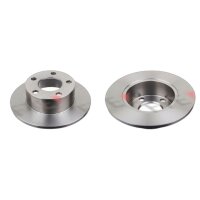 2 Bremsscheiben Hinterachse voll Ø 244 mm 10 mm...