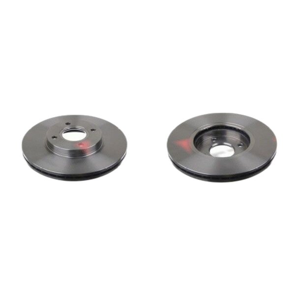 2 brake discs front axle ventilated Ø 278 mm 23 mm FTE for e.g. FORD FIESTA