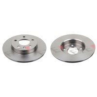 2 brake discs rear axle full Ø 264 mm 10 mm FTE...