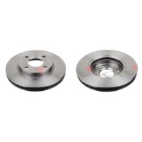 2 Bremsscheiben Vorderachse belüftet Ø 260 mm...