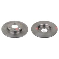 2 brake discs front axle full Ø 238 mm 8 mm FTE...