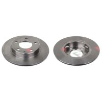 2 Bremsscheiben Hinterachse voll Ø 261 mm 10 mm...