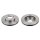 2 brake discs front axle ventilated Ø 235 mm 18 mm FTE for e.g. MAZDA 323