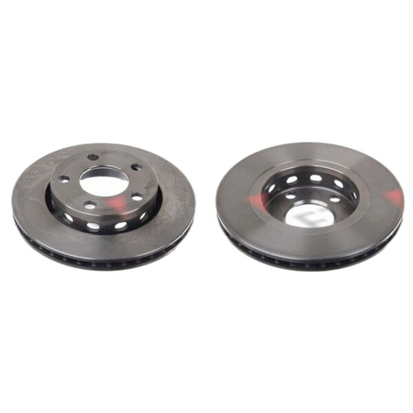 2 brake discs rear axle ventilated Ø 256 mm 22 mm FTE for AUDI A4 and others