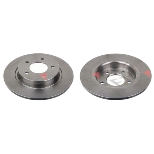 2 brake discs rear axle full Ø 280 mm 11 mm FTE for e.g. MAZDA 3