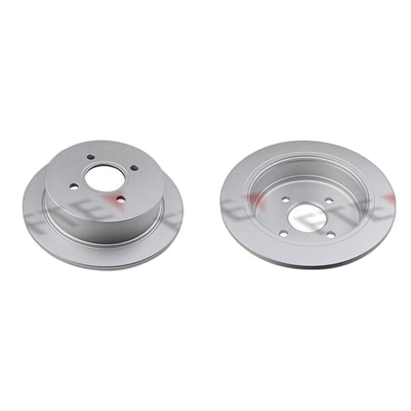 2 brake discs rear axle full Ø 270 mm 10 mm FTE for e.g. FORD ESCORT