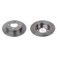 2 brake discs rear axle full Ø 234 mm 7 mm FTE for...