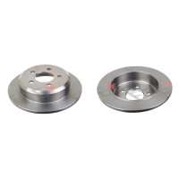 2 brake discs rear axle full Ø 285 mm 11 mm FTE...