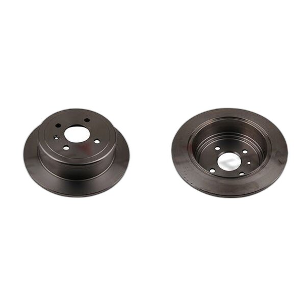 2 Bremsscheiben Hinterachse voll Ø 258 mm 10 mm FTE für u.a. DAEWOO NUBIRA