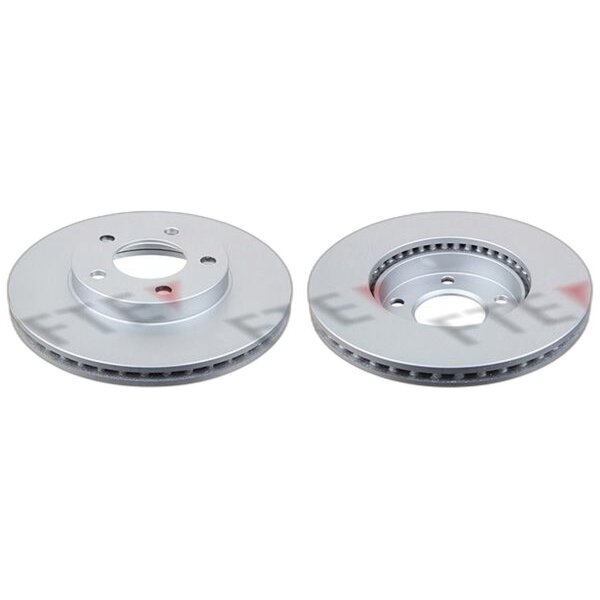 2 brake discs front axle ventilated Ø 278 mm 24 mm FTE for e.g. FORD MAVERICK