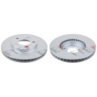 2 brake discs front axle ventilated Ø 278 mm 24 mm...