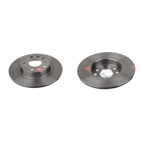 2 brake discs rear axle full Ø 278 mm 10 mm FTE for e.g. OPEL ZAFIRA